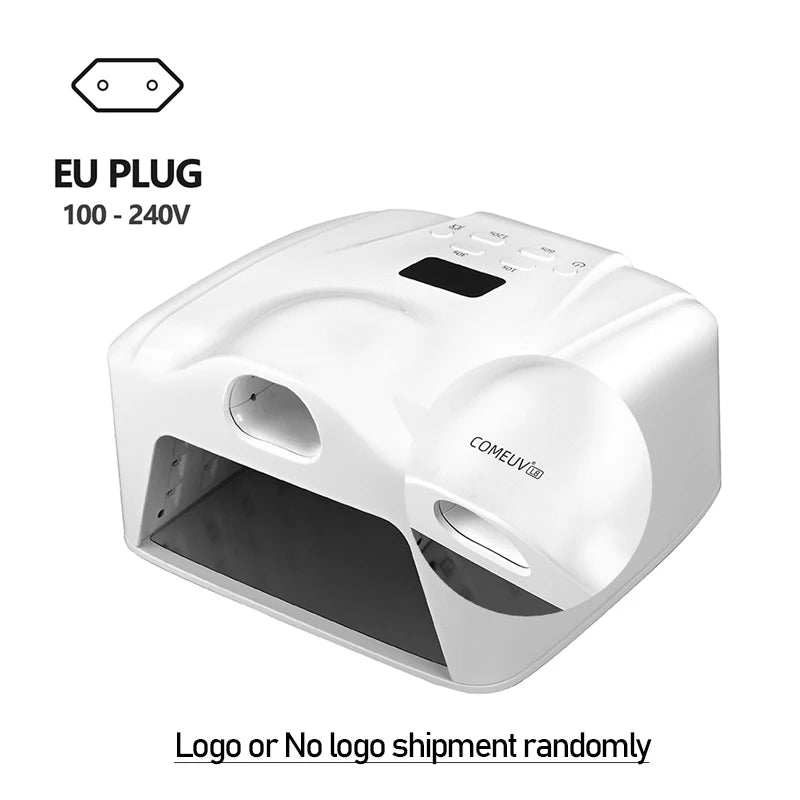 2 IN 1 Nail Dryer UV Light for Nail 78 LEDs Single Toe Finger Full Hand Nail Curing Dual Port Nail Lamp Auto Sensor Nail Art