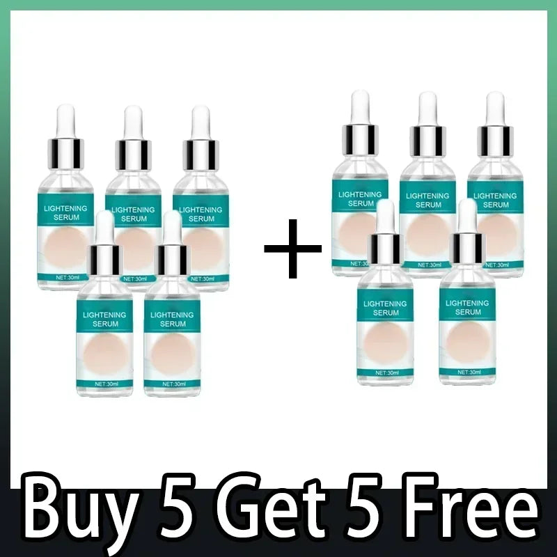 Skin Whitening Serum Private Parts Underarm Bleaching Serum Whiten Butt Knee Brighten Inner Thigh Arm Body Remove Dark Melanin