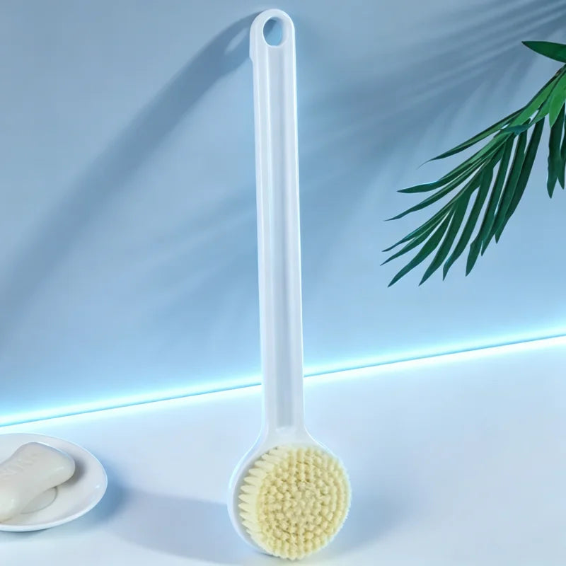 Long Handle Back Brush for Shower Soft Bristles Body Exfoliating Bath Brush Skin Health Shower Back Scrubber Bath Supplies
