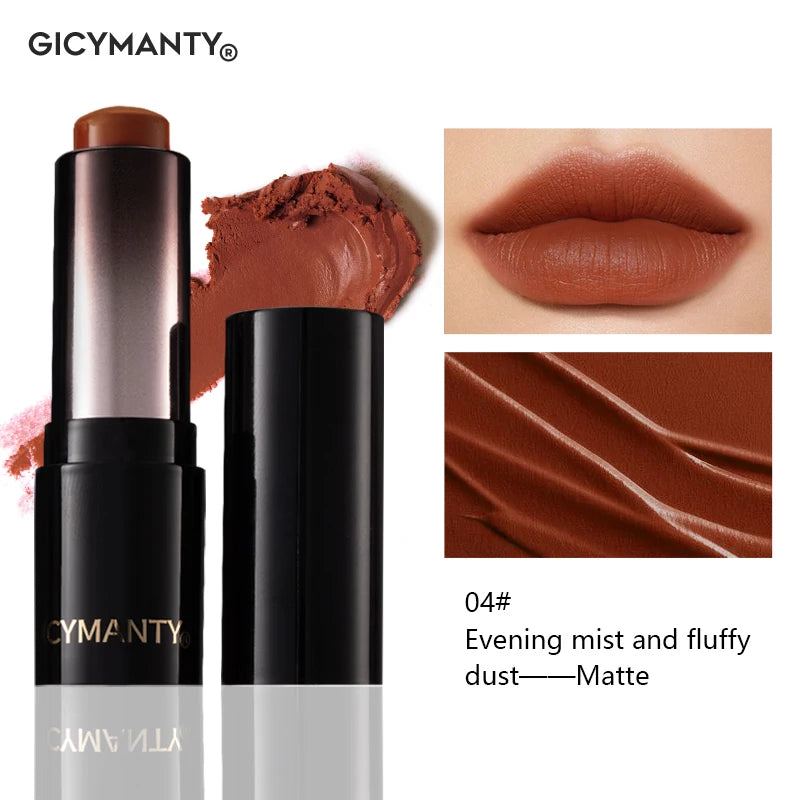 GICYMANTY Matte Lipstick Muted Tone Lip Stain Long-Lasting Transfer-Proof Silky Smooth Waterproof