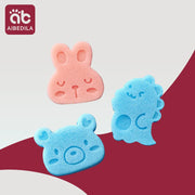 AIBEDILA Baby Duck Shape Bath Sponge Infant Shower Environmental friendly Cotton Scrub Body Bath Brushes Spa Sponge Cleaning