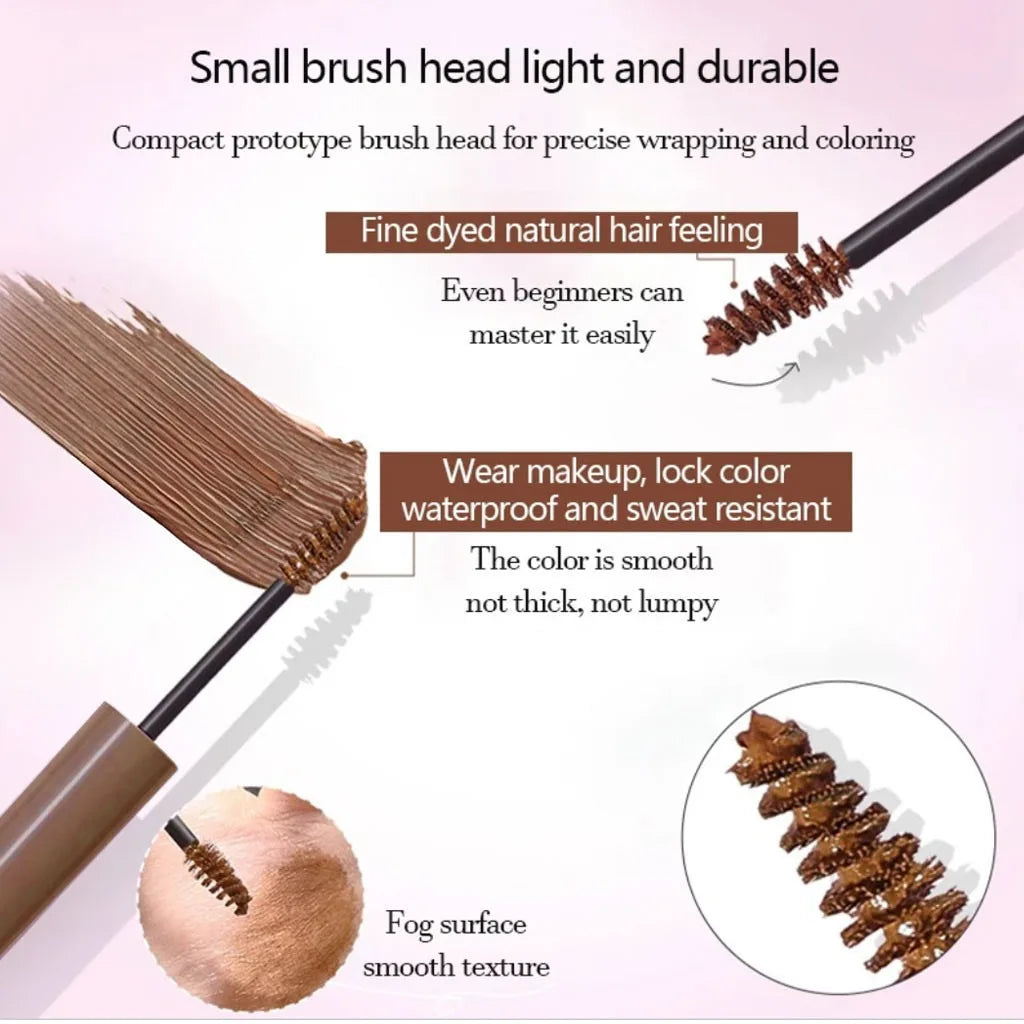 Natural Tinted Brow Mascara AIYI Waterproof Sweat Resistant Long Wear Smudge Proof Eyebrow Gel