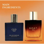 Classic High-end Men's Perfume  Men's Lasting Scent Couples Date Eau De Parfum Exudes Captivating Charm Fresh Sandalwood Vanilla