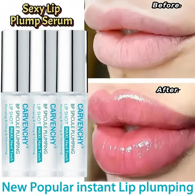 Plump Lip Shot Instantly Volumis Increase Lip Elasticity Long-lasting Moisturize Lip Plumper Gloss Sexy Beauty Makeup 6*k&