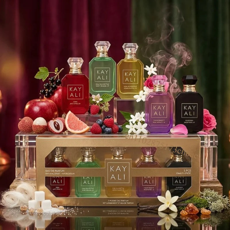 KAYALI Perfume Set 30ml X5 Eau De Parfum Collection Long Lasting Sweet Fruity Floral Vanilla Gourmand Luxury Unisex Gift Box