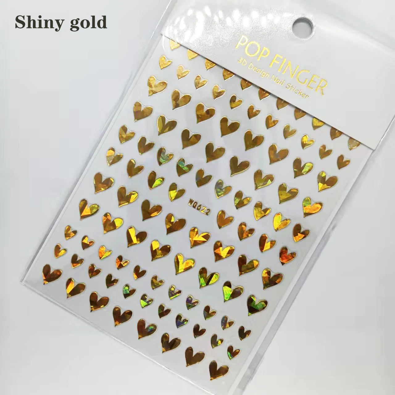 Shiny Gold Star Moon Sun Nail Stickers for Manicure Accessories Heart Feather Animals Printing Self Adhesive Nail Wrap