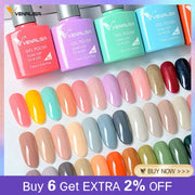 VENALISA Nail Polish Varnish TPO FREE 60 Colors Full Coverage Colors Nail Gel Polish Set CANNI Gel Manicure Soak Off UV Gel