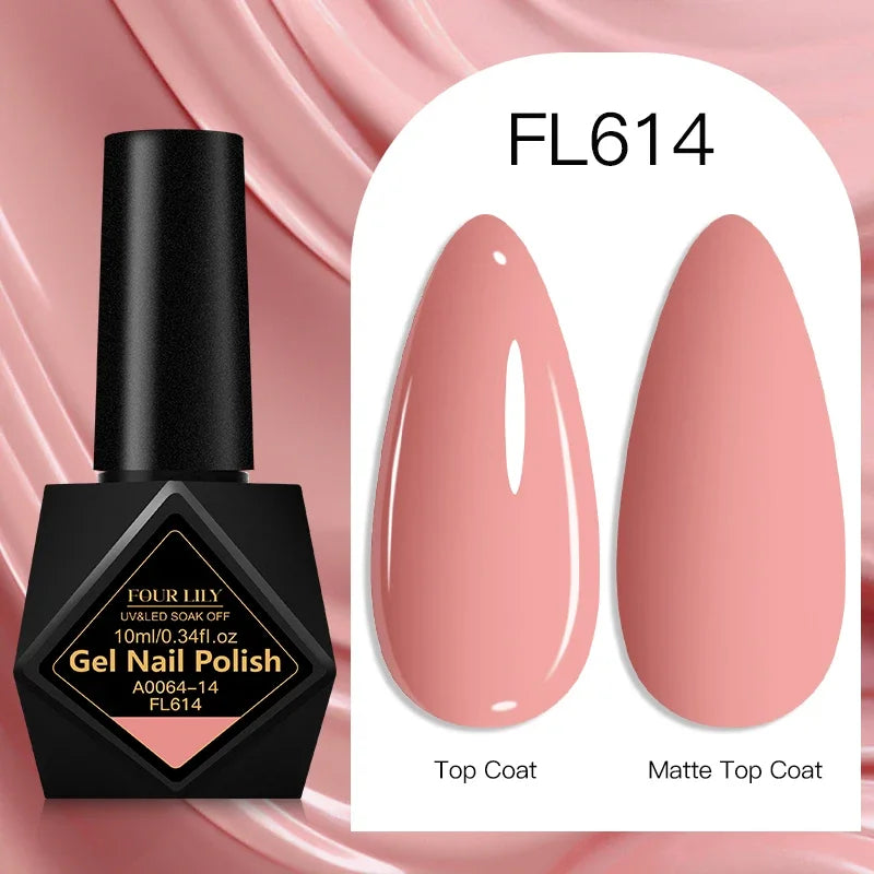 10ml Gel Nail Polish 162 Colors Nail Supplies Vernis Semi Permanent Nail Art Manicure Soak Off LED UV Gel Nail Varnishes Summer