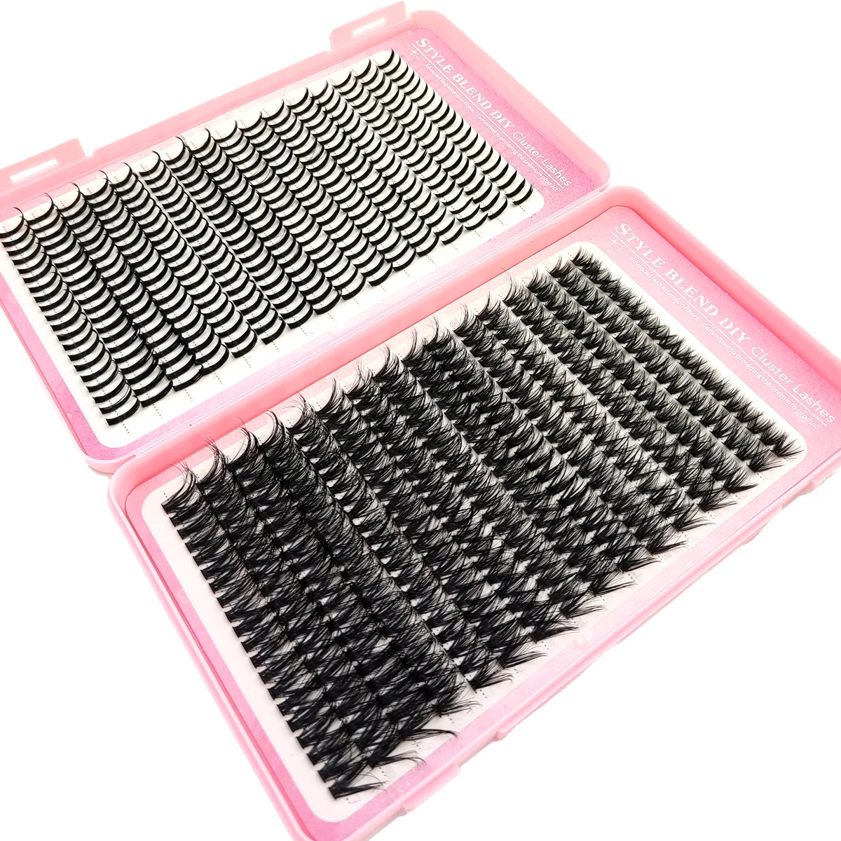 80D Cluster Eyelash Extensions with Lash Spikes Lash Clusters Wispy Eyelashes Clusters Fluffier Individual Lashes Clusters