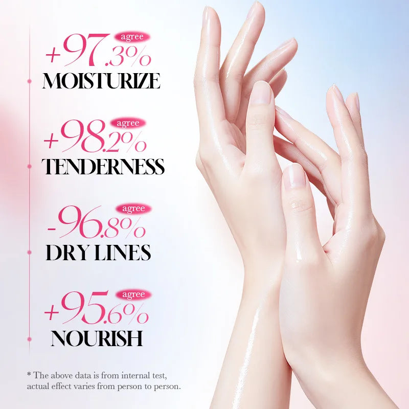 5 Pairs SADOER Sakura Collagen Nourishing Hand Mask Anti Crack Smooth Nourish Dry Hands Reduce Fine Lines For Tender Hand Skin