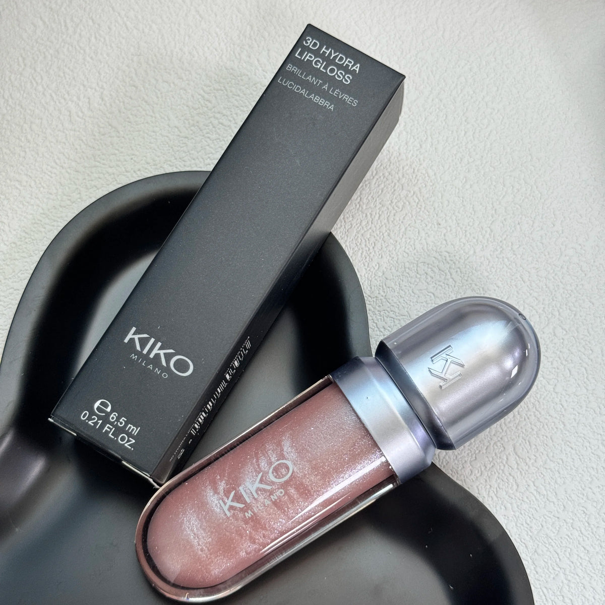 Kiko Double Headed Lipstick Transparent Mirror Non Fading Non Stick Cup Lip Gloss Milk Tea Bean Paste Naked Nature Lip Makeup