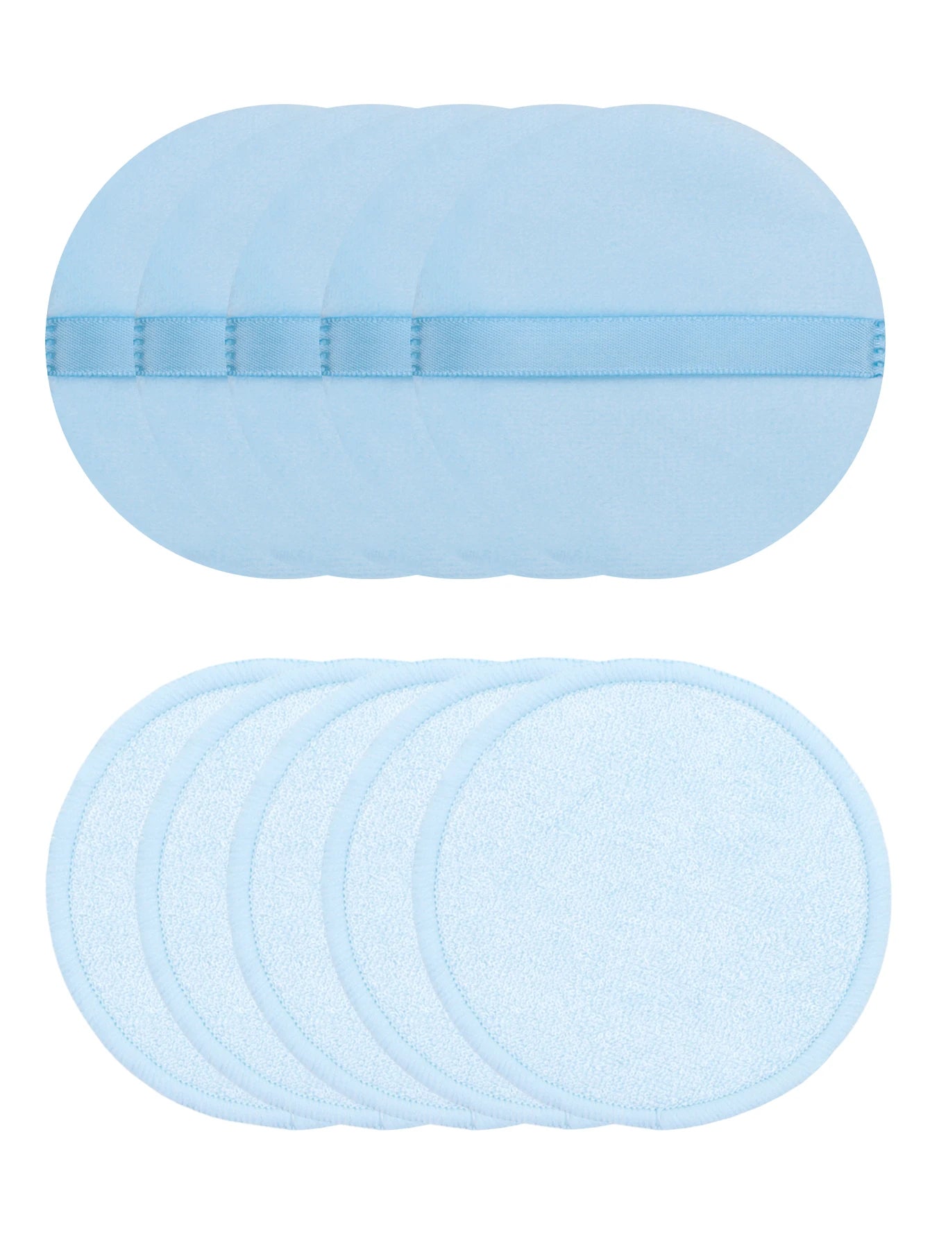10Pcs Makeup Remover Pads Can Be Soaked in Water and Can Be Removed with Facial Makeup It Can Also Be Used with Makeup Remover.