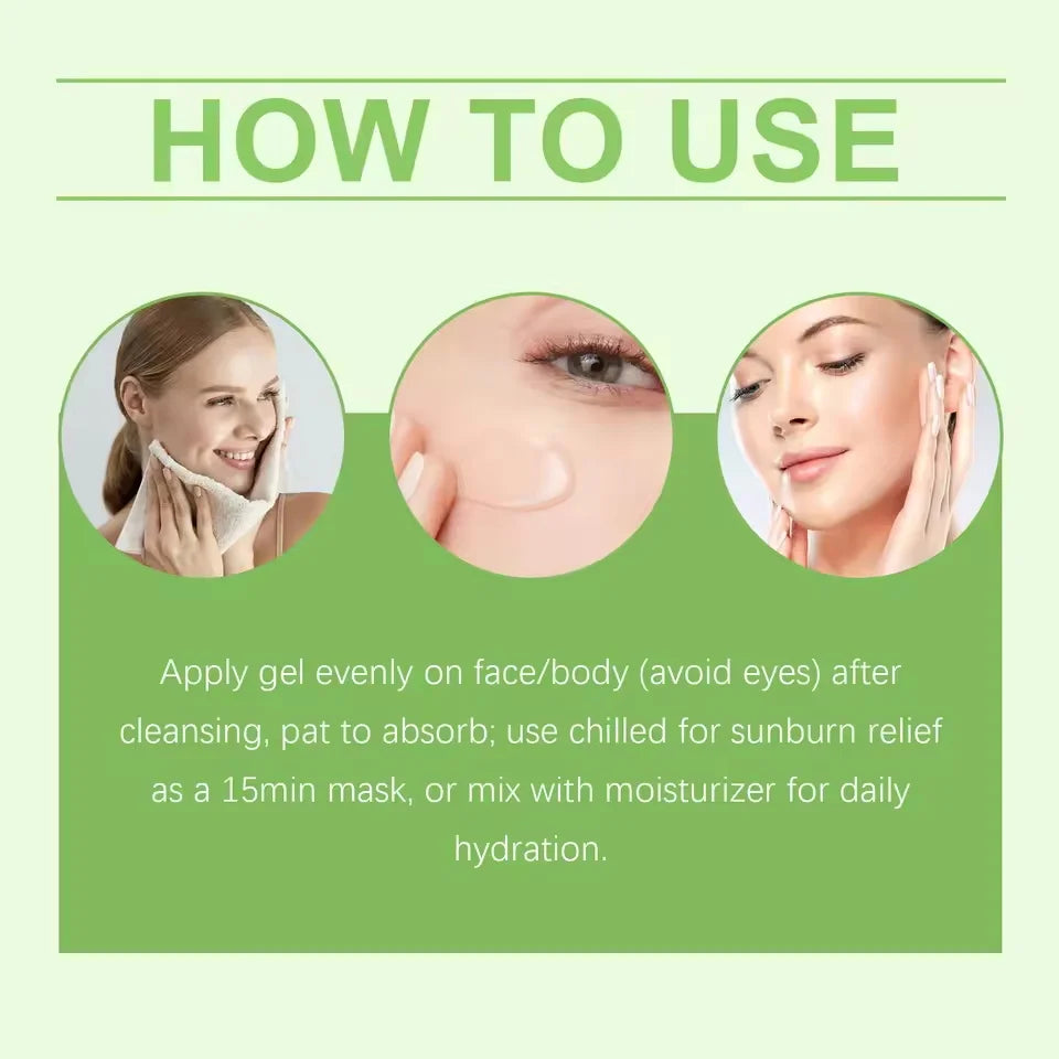 Aloe Exfoliating Gel Facial Deep CleansingPore Shrink Pore Cleansing Skincare Whitening Moisturizing Repair Facial Scrub Cream