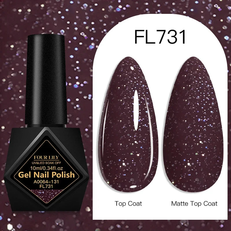 10ml Gel Nail Polish 162 Colors Nail Supplies Vernis Semi Permanent Nail Art Manicure Soak Off LED UV Gel Nail Varnishes Summer