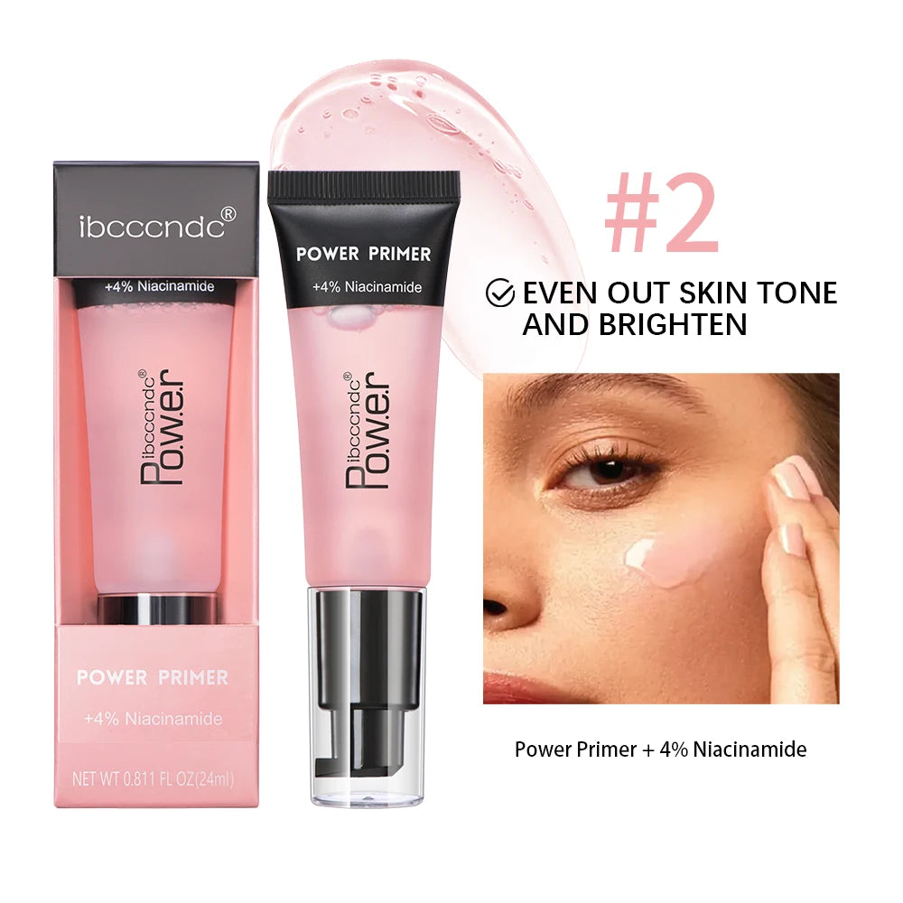 Power Grip Highly Moisturizing Makeup Base Isolation Primer Refreshing Easy To Absorb Invisible Pore Colorless Natural Makeup