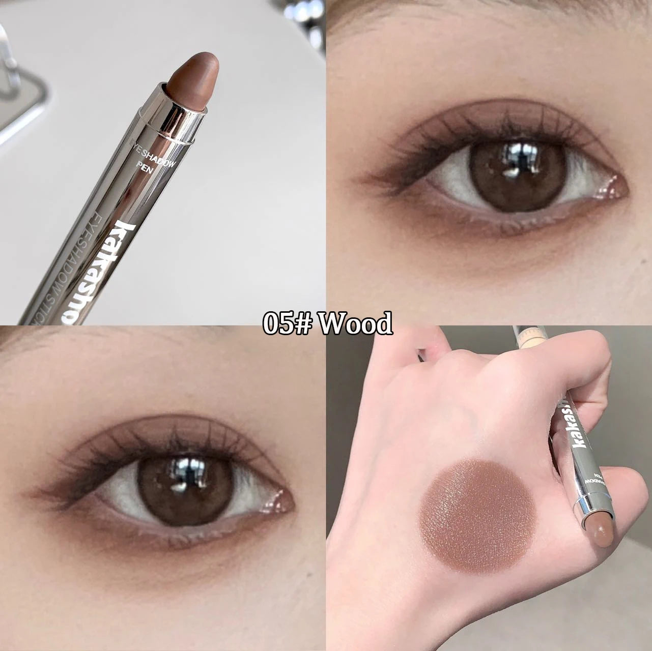 Velvet Red Eyeshadow Stick Pearlescent Matte Brightening Glitter White Orange Lying Silkworm Eye Head Highlighter Pencil Crayon