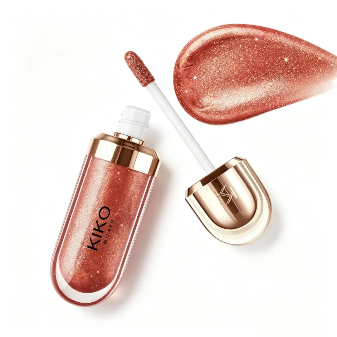 KIKO Milano 3D Hydra Lip Gloss – High Shine Hydrating Plumping Non-Sticky Moisturizing Waterproof And Long-Lasting Lip Makeup