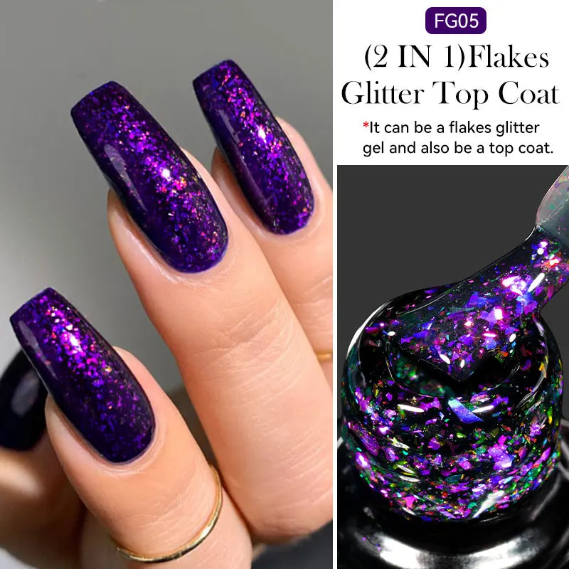 LILYCUTE 7ml 9D Rainbow Reflective Cat Magnetic Nail Gel Polish Winter Autumn Snowlight Sparkling Soak Off Nail Art Gel Varnish