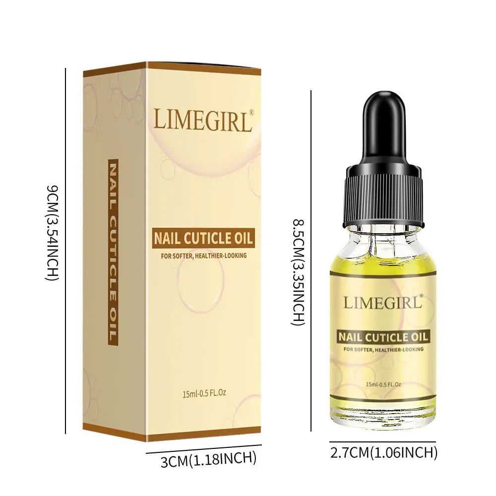 15ML Nail Cuticle Nutrient Oil Nourish Repair Damaged Nail Care Nutrition Oil Treatment Moisturizes Strengthen Bright for Nails