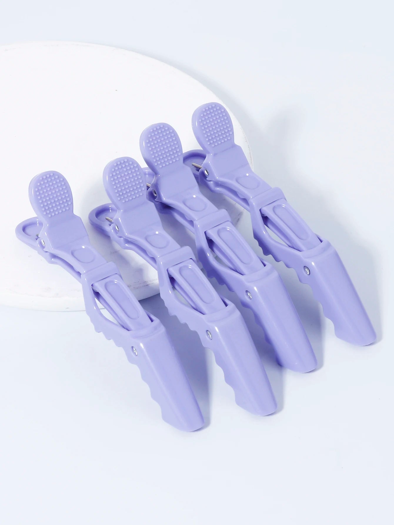 4pcs/set Crocodile Clips Non Slip Hairdressing Styling Sectioning Clips Salon Barber Supplies For Hair Accessories