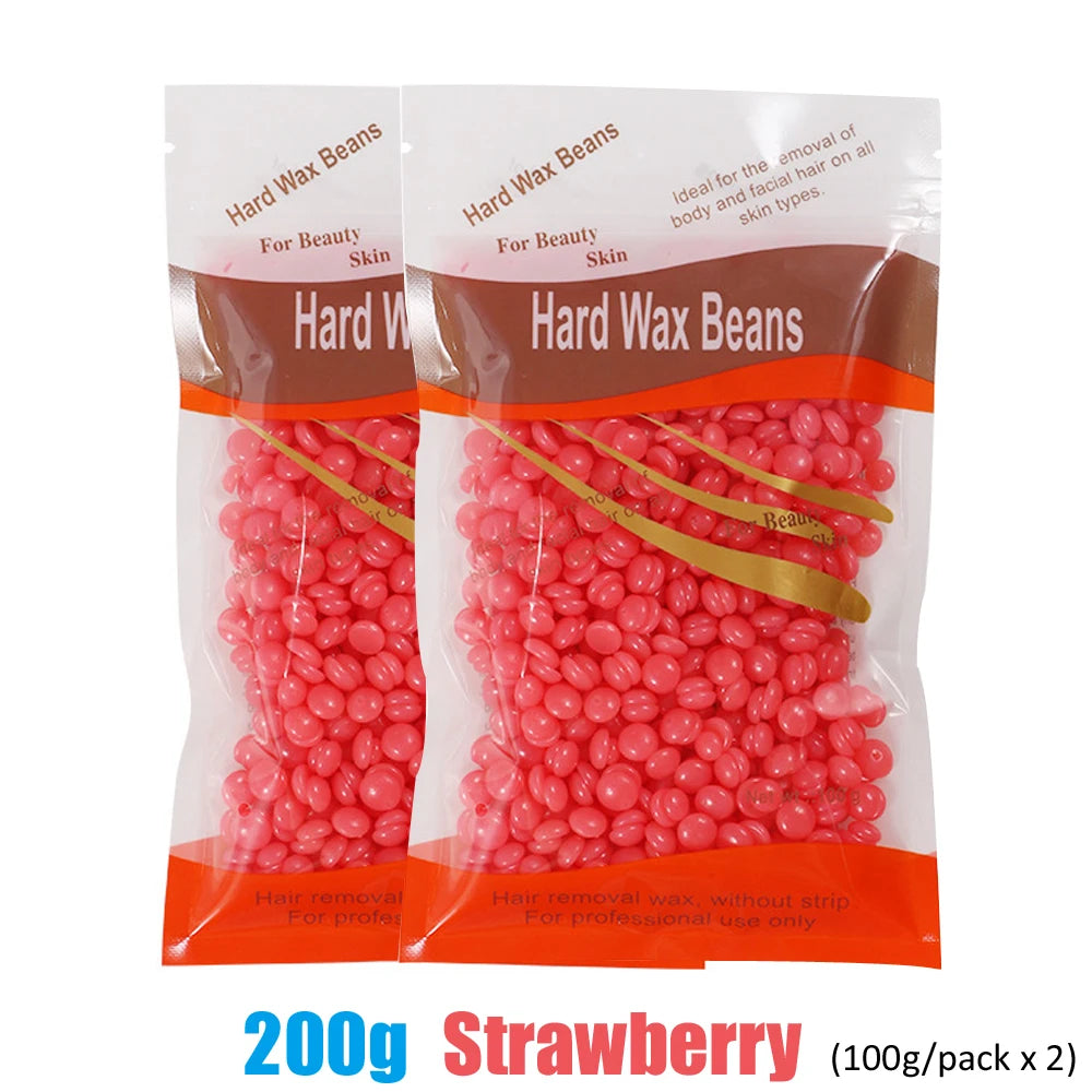 50g Brazilian Hard Waxing Wax Beans Fast Waxing Machine Hot Film Painless For Body Hairs Removal Beans Unisex Hair Removal