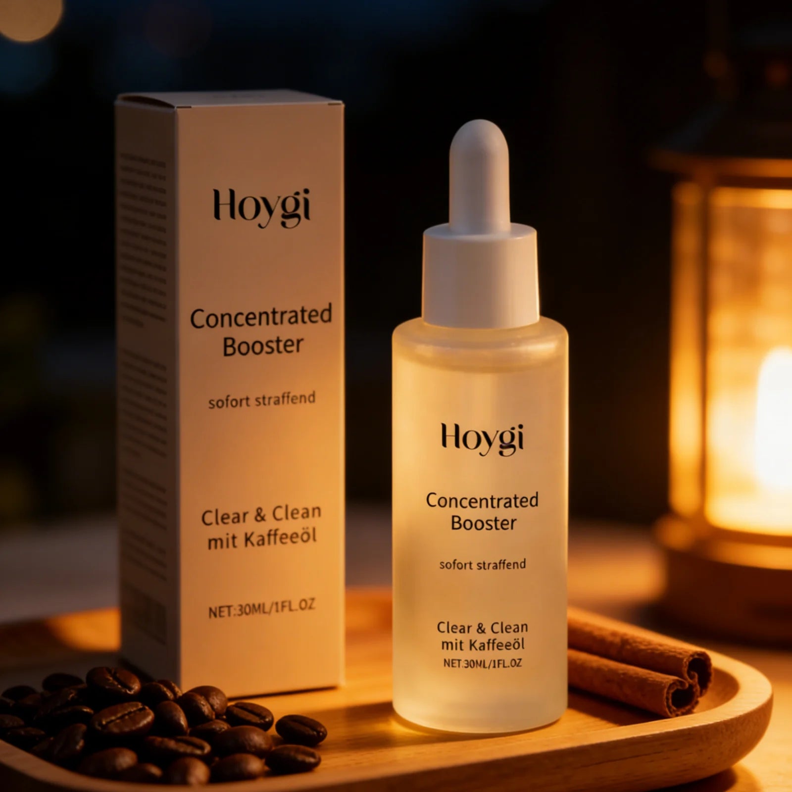 Hoygi Concentrated Booster Serum Intensive Moisturizing Glowing Skin Boosters Brighten Skin Tone Nourished Coffee Oil Face Serum