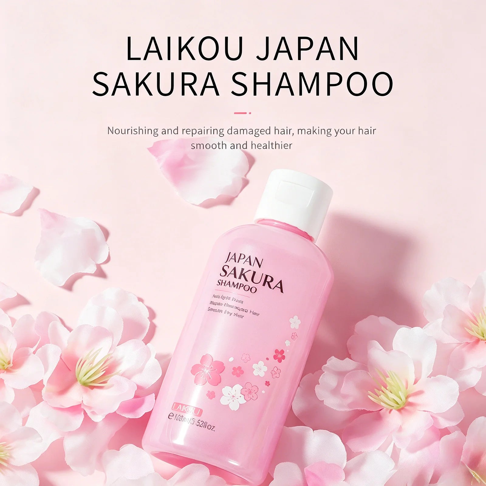 LAIKOU Sakura Shampoo & Hair Conditioner Deep Cleansing Oil Control Anti Dandruff Moisturizing Nourishing Repair Damaged Hair