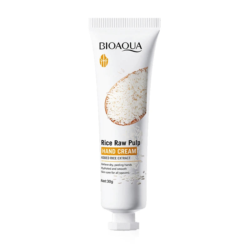 BIOAQUA White Rice Hand Cream Whitening Moisturizing Nourishing Anti-aging Handcream Hands Skin Care Products