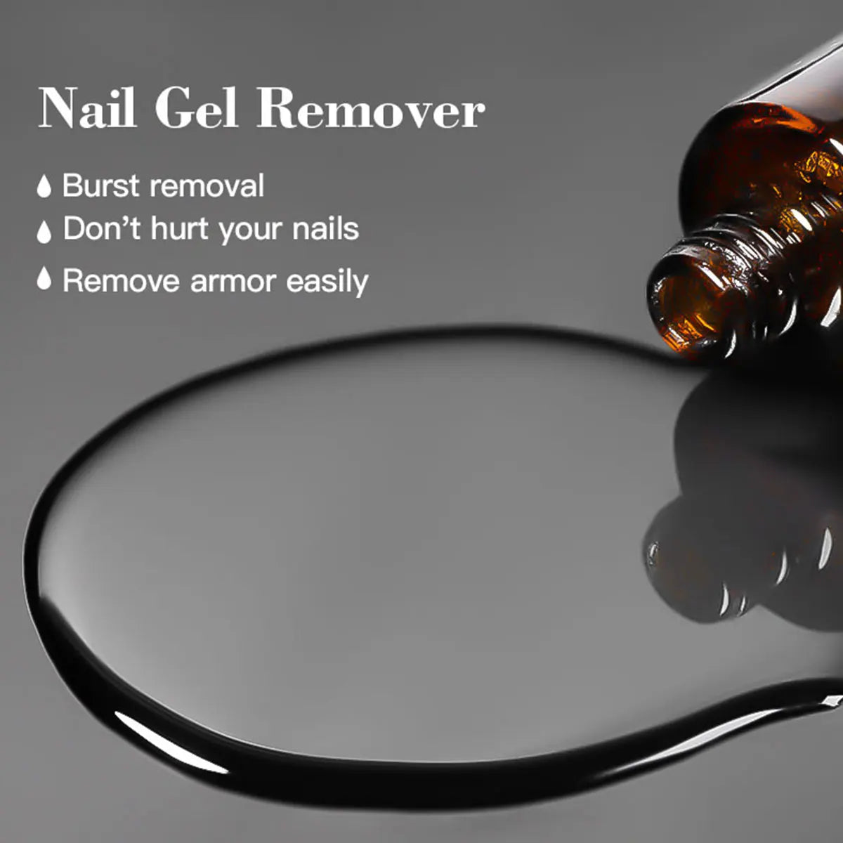15ml Magic Nail Gel Remover Just 3 Minutes Fast Soak-off Removers No Harm to Real Nails Glass Bottle Packing Nail Art Vernis