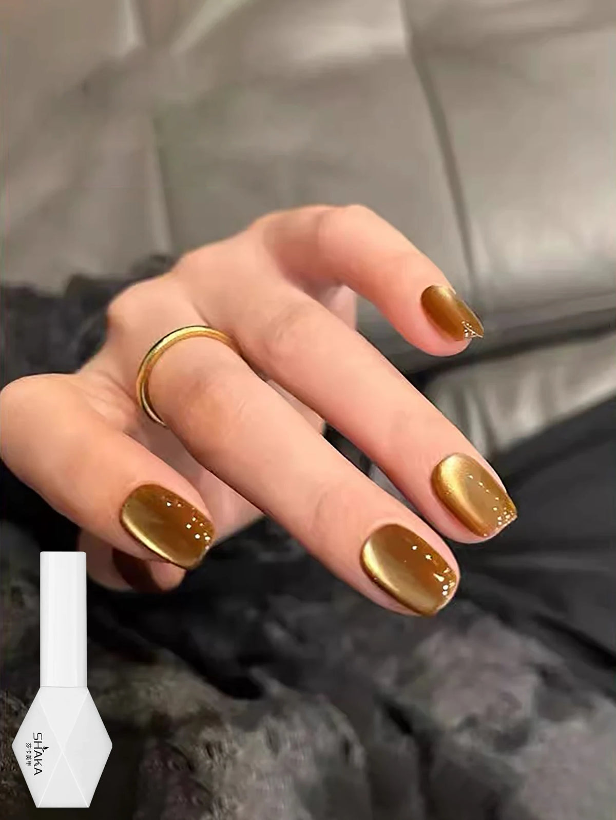 WS 1-24Pcs Internet Celebrity Bestseller Lanxinghe Series Cat Eye Glue Giant Display White Glass Beads Cat Eye Gel Nail Art