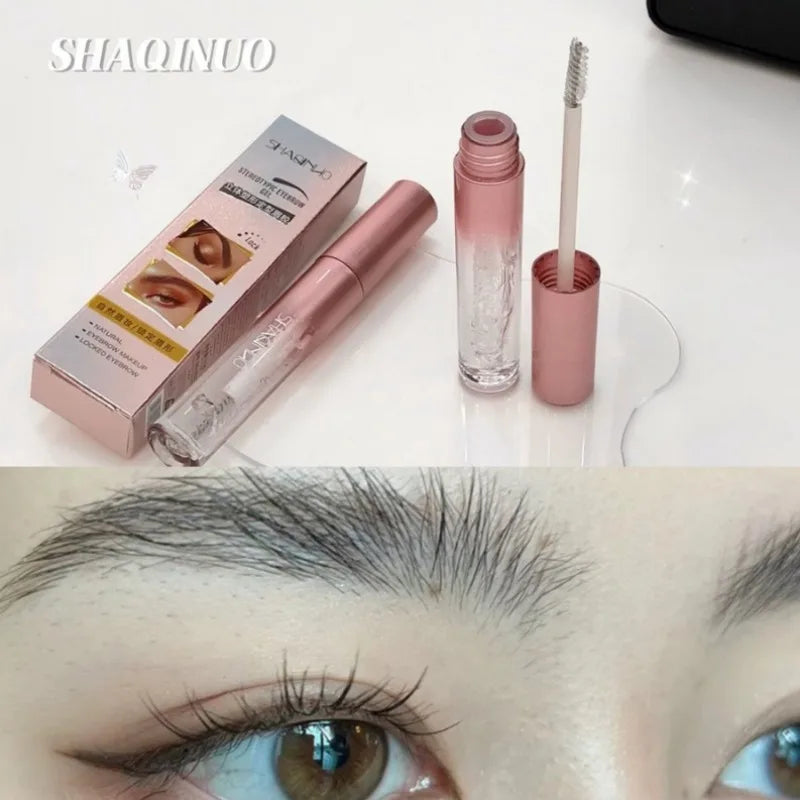 Eyebrow Styling Gel Transparent Liquid Pomade Eyebrow Styling Soap Wax Fixer with Brush for Eyebrows Cosmetic Makeup Eyebrow Gel