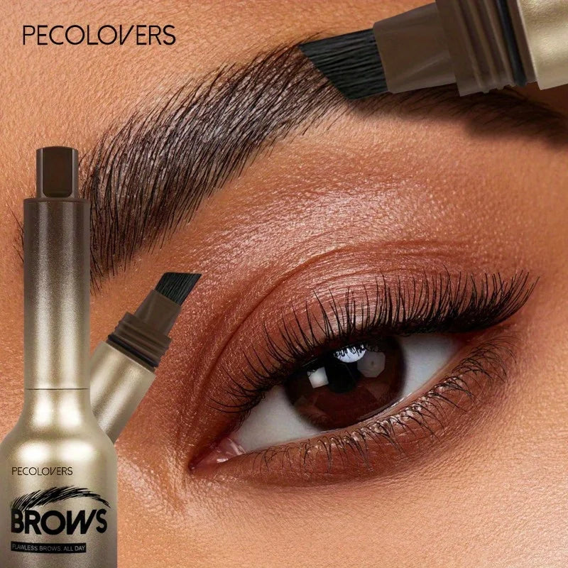 Waterproof Pressure Black Eyebrow Pencil Natural Three-dimensional Long-lasting Easy To Use Wild Eyebrow Pen Makeup Tools
