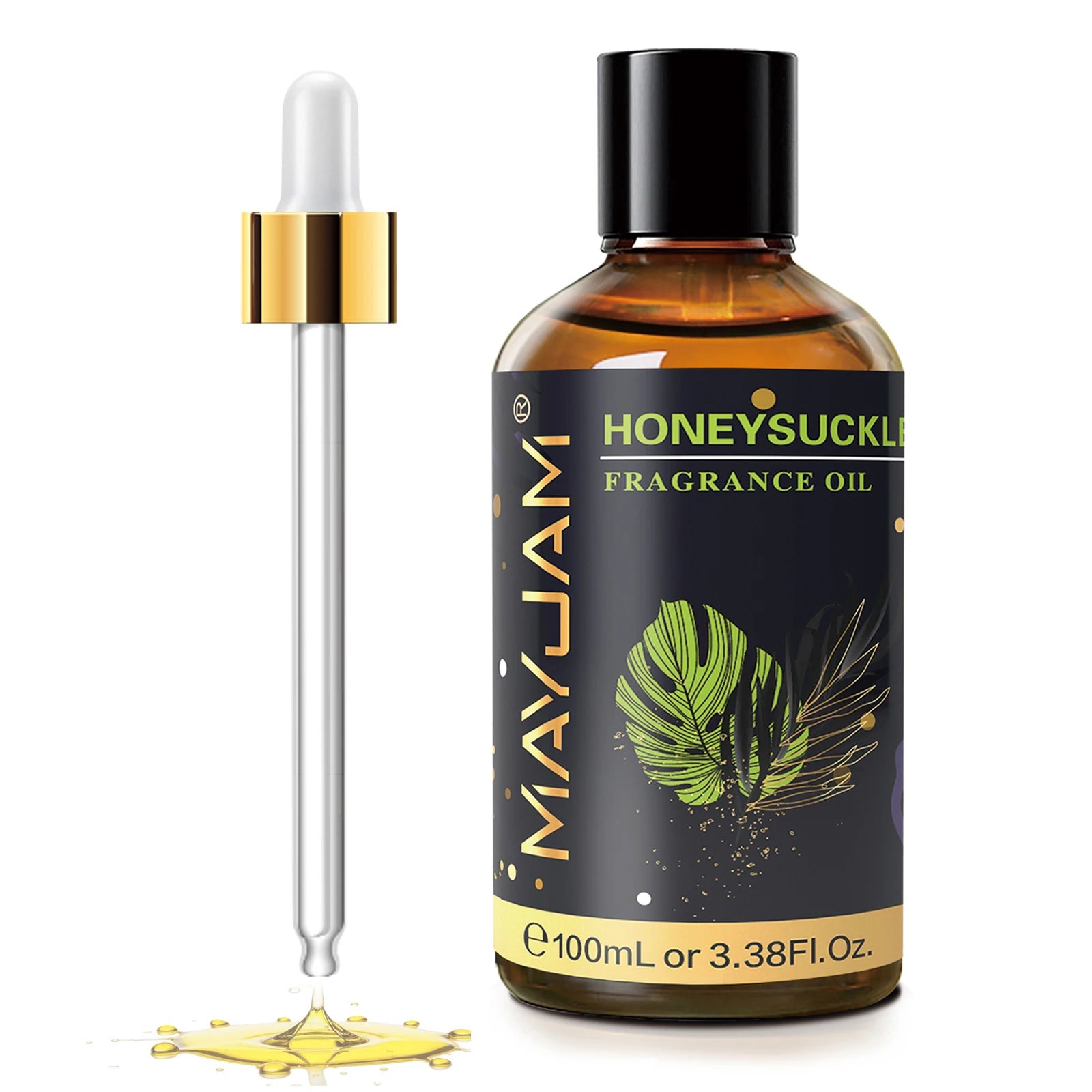 MAYJAM 100ml Fragrance Oils with Dropper For Humidifier Car Diffuser White Musk Bubble Gum Sea Breeze Freesia Baby Powder