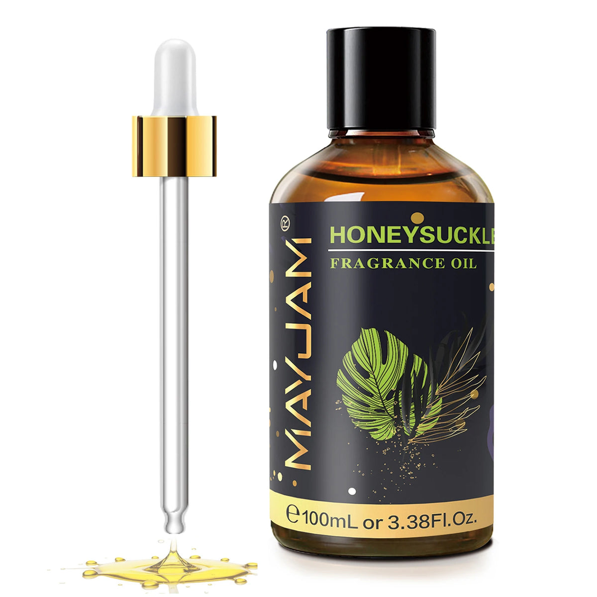 MAYJAM 100ml Fragrance Oils with Dropper For Humidifier Car Diffuser White Musk Bubble Gum Sea Breeze Freesia Baby Powder