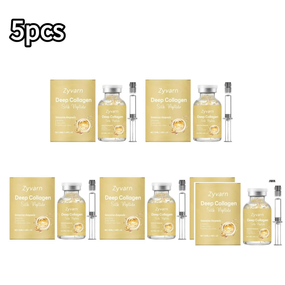 Collagen Peptide Serum Ampoule Fresh Lock Technology Skin Firmness Hydration Plant Extract Skin Barrier Care Daily Glow Boost