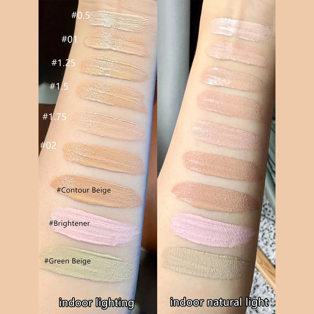 The Saem Cover Perfection Tip Concealer,Smooth Texture,Luxury Makeup,Long-Lasting & Non-Creasing,Korean Cosmetic,Korean Makeup