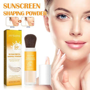 Sunscreen Loose Powder SPF50 Invisible Pore Oil Control Waterproof Long Lasting Solar Blocker Concealer Sunscreen Shaping Powde'