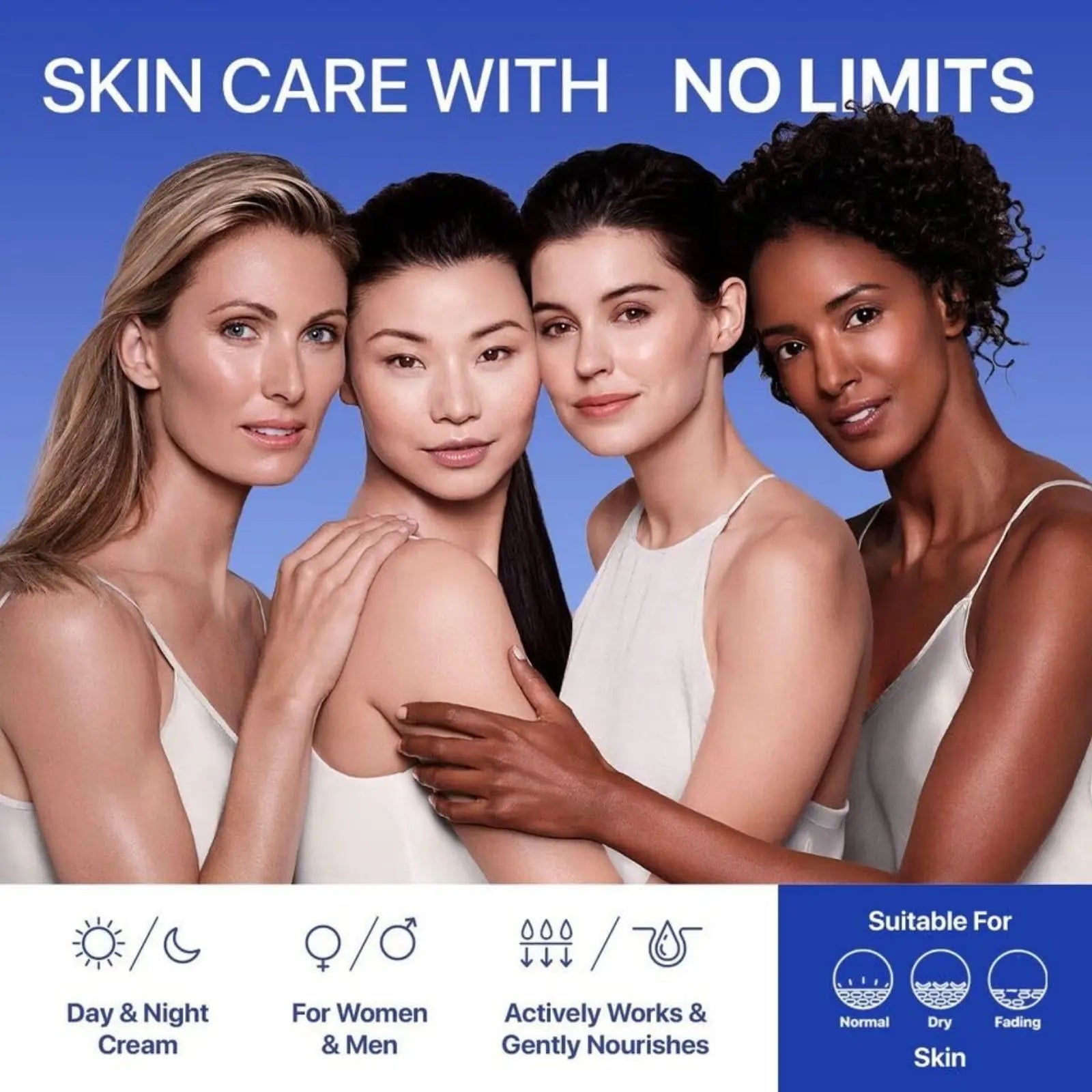 Collagen Cream for Face with Retinol and Hyaluronic Acid, Day Night Anti Aging Skincare Facial Moisturizer,