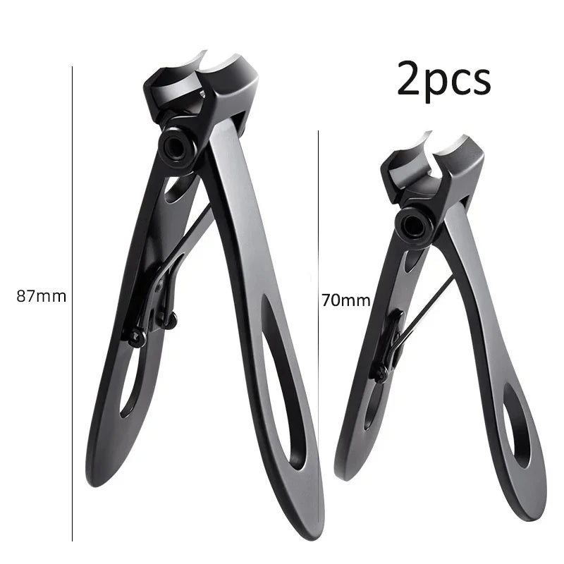 Stainless Steel Nail Clippers Cutter Trimmer Manicure Scissors Thick Hard Toenail Fingernail Pedicure Tools