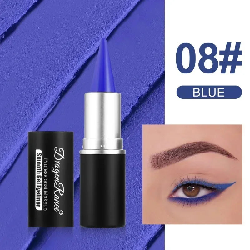 Long-Lasting Eyeliner Cream Makeup Smooth Waterproof Gel Eye Shadow Eyeliner Pencil Colorful Easy To Apply Eye Shimmer Cosmetics