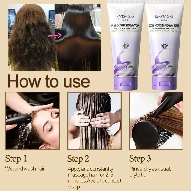 200g Magical Hair Mask Collagen Keratin 5 Seconds Repair Damaged Frizzy Hair Smooth Deep Moisturize Nourishing Hair Care Product