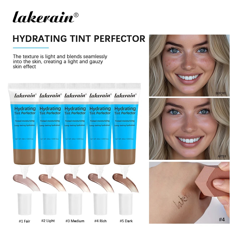Long-Lasting Hydrating Tinted Moisturizer Spray for Face – Lightweight Moisturizing Mist for Fresh Bright Skin & Smooth Finish
