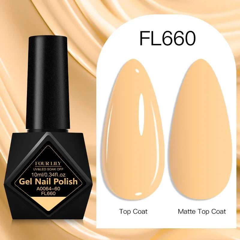 10ml Gel Nail Polish 162 Colors Nail Supplies Vernis Semi Permanent Nail Art Manicure Soak Off LED UV Gel Nail Varnishes Summer