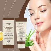 Hydrating Cleansing Foam, Gentle Face Wash with Aloe & Mint for Sensitive Skin, Refreshing Non-Drying Formula