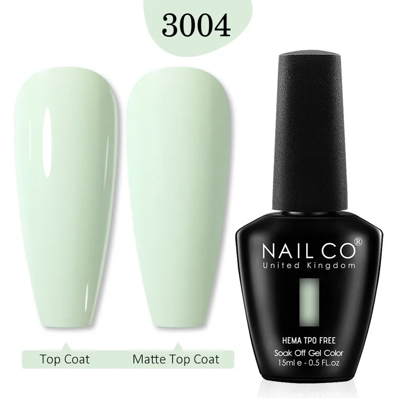NailCO Pink Colors HEMA FREE Gel Nail Polish Nail Art Vernis Semi Permanent UV Lamp Gel Manicure for Nails Supplies Gel Polish