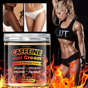YUITIKUE Caffeine Hot Cream 100g - Thermogenic Sweat & Massage Cream, Tightens & Moisturizes for Workout Body Sculpting