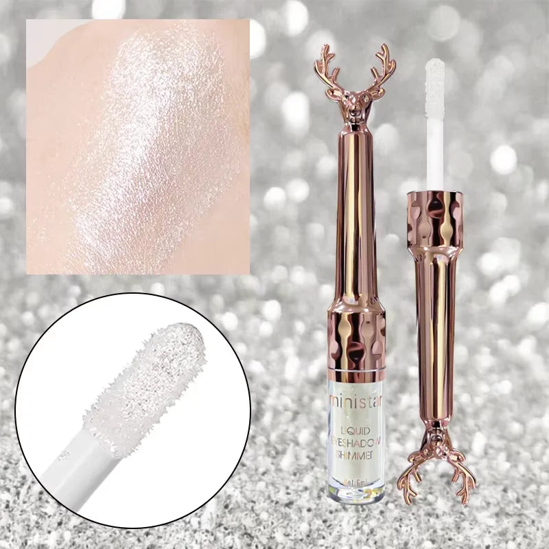 Liquid Eyeshadow High Pigment Waterproof Lasting Not Easy To Fade Pearl Glitter Portable Delicate Women's Eye Makeup