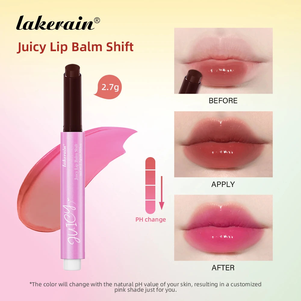 Juicy Color Changing Lip Balm Antioxidant Smooth Texture Evens Out Skin Tone Long Lasting Moisturizing Soothing Protecting Lip