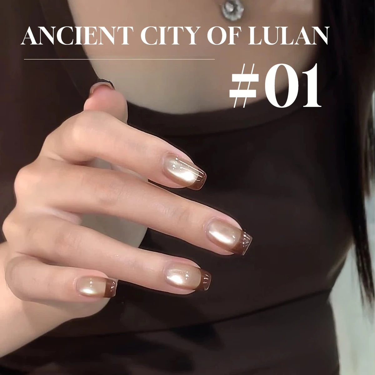 12ml 1-21pcs 2026 New Brown Gold Glass Bead Cat Eye Gel Nail Polish Black Red Magnet Cat Eye Gel Polish Gold Nails Nail Art