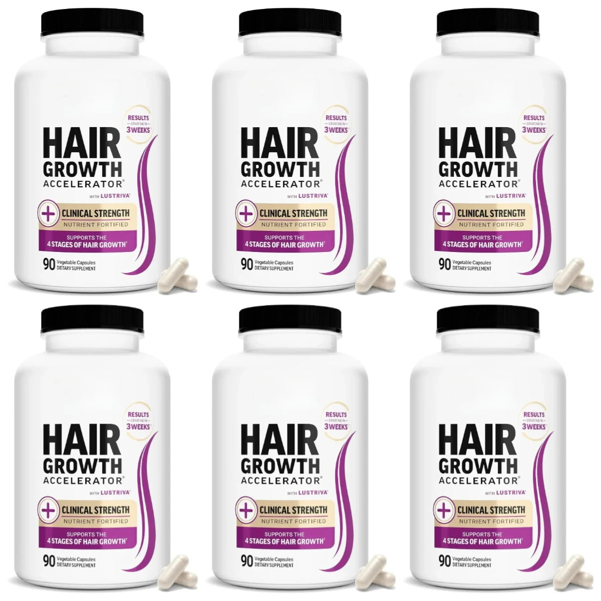 Hair Skin Nails Support Vitamins with Biotin Collagen Saw Palmetto 10000mcg Biotin Vegan Capsules Beauty Nutrition Formula